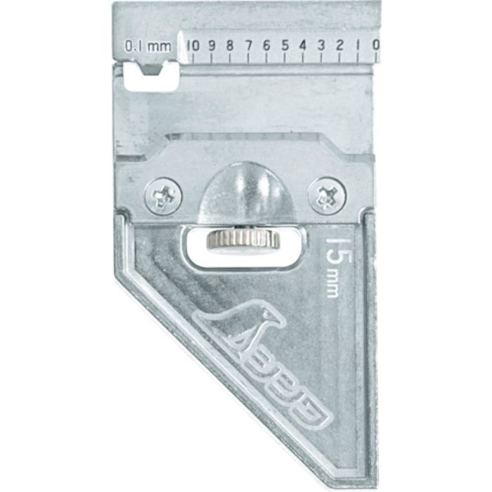 シンワ 曲尺用ストッパー 金属製 15mm巾用(Tcode:2428963)