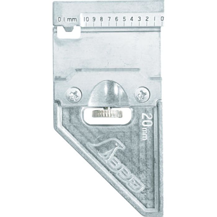 シンワ 曲尺用ストッパー 金属製 厚手広巾用(Tcode:2428964)