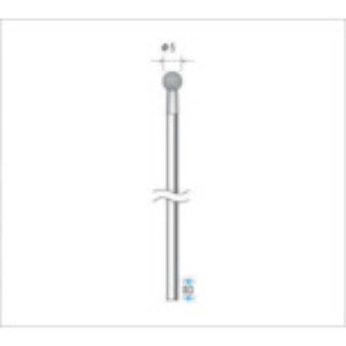 ナカニシ 電着ダイヤモンドバー 刃径5mm(Tcode:4760751)