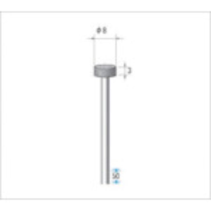 ナカニシ 電着ダイヤモンドバー 刃径8mm(Tcode:4760794)