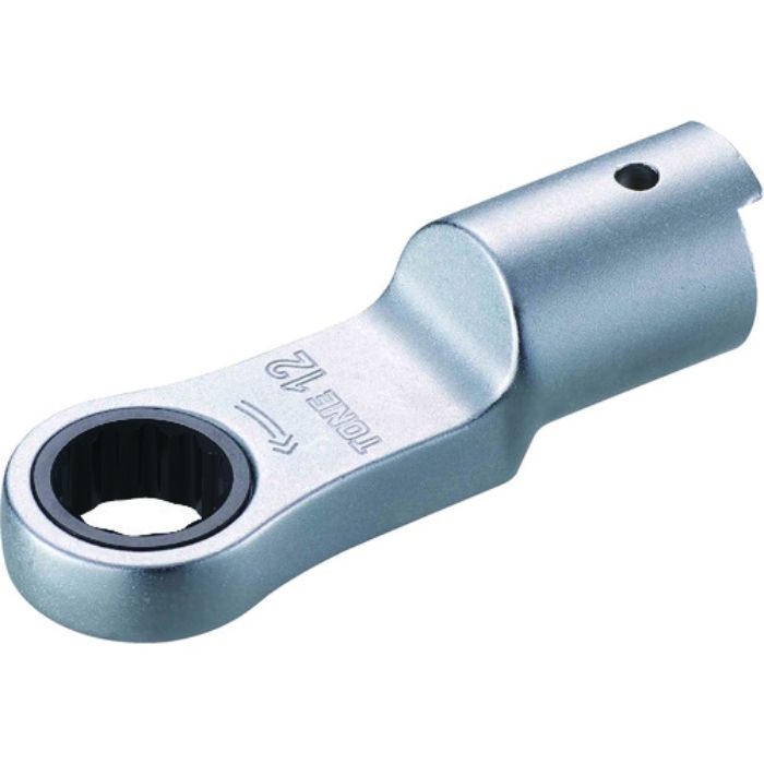 TONE トルクレンチ用交換ヘッド 差替式トルクレンチ用ラチェットめがねヘッド 全長66mm(Tcode:1830069)