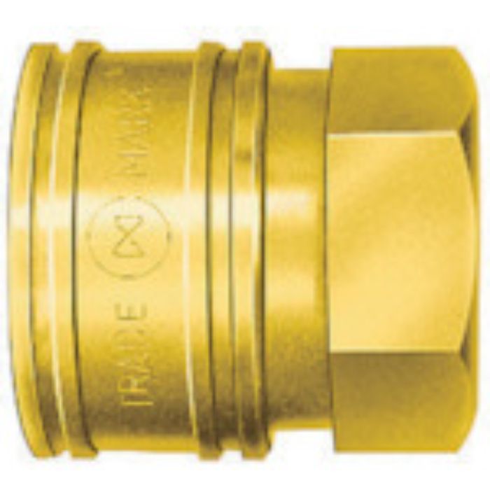 日東 TSPカプラ 真ちゅう製 ニトリルゴムSG(NBR)(おねじ取付用ソケット) 相手側R1 1/2(00614)(Tcode:1139037)