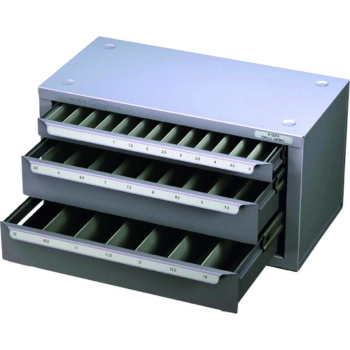 ヒューイット ドリル専用キャビネット【1.0〜13.0mm/0.5とび】(Tcode:2029333)