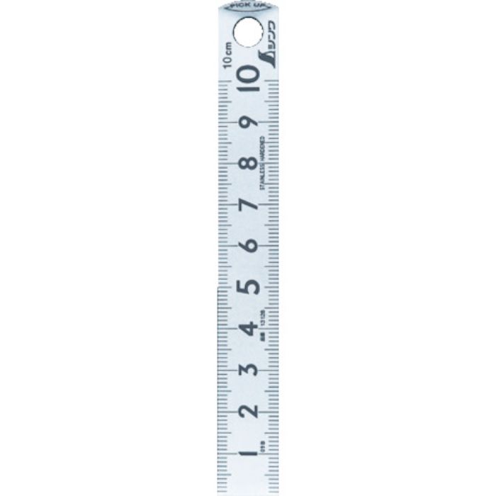 シンワ ピックアップスケールシルバー10cm(Tcode:8163841)