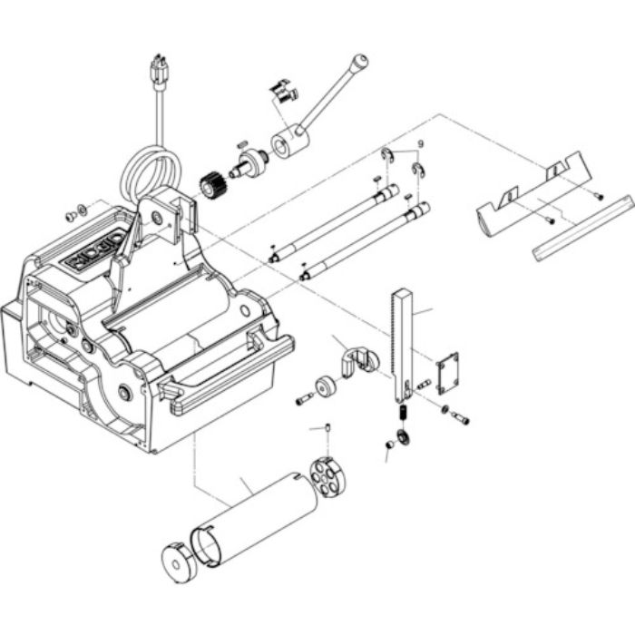 RIDGID 高速管端処理機用パーツ 3 チューブローラー(Tcode:7881428)