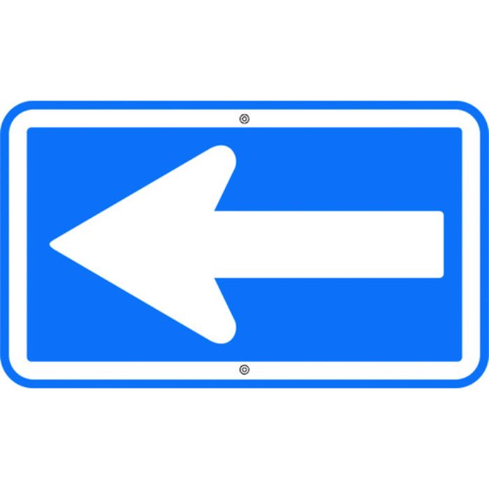 緑十字 道路標識・構内用 一方通行 道路326 350×600mm スチール(Tcode:8149567)