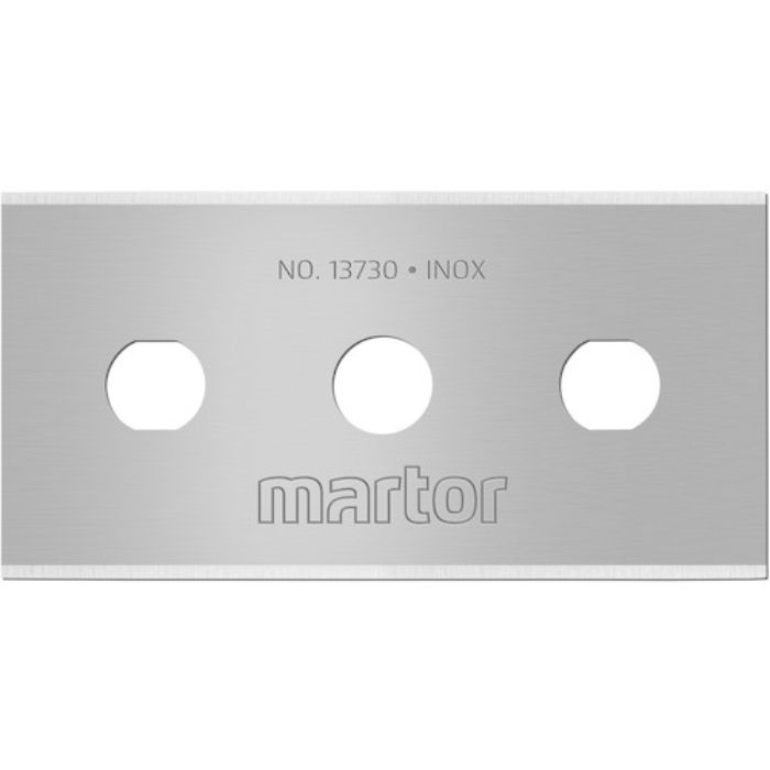 martor 替刃 10枚 INDUSTRIAL BLADE 13730 ステンレス(Tcode:1612733)