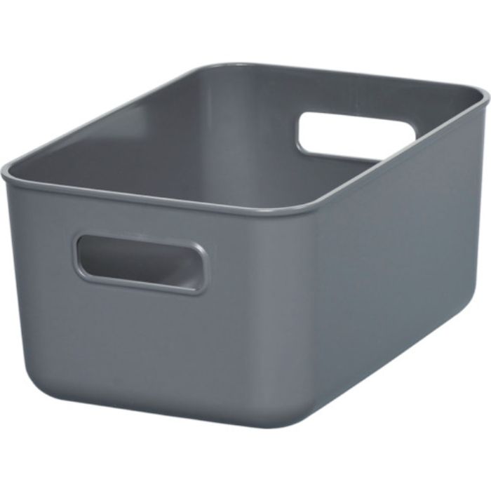 ヒマラヤ化学 1386 やわらかBOX/スリム浅型 ダークグレー 179×259×120(Tcode:3541880)