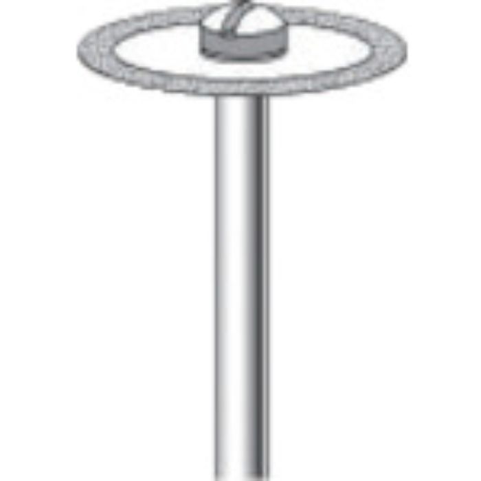 ナカニシ 電着ダイヤモンドディスク#400刃径19×刃長0.18×軸径2.34(Tcode:8292845)