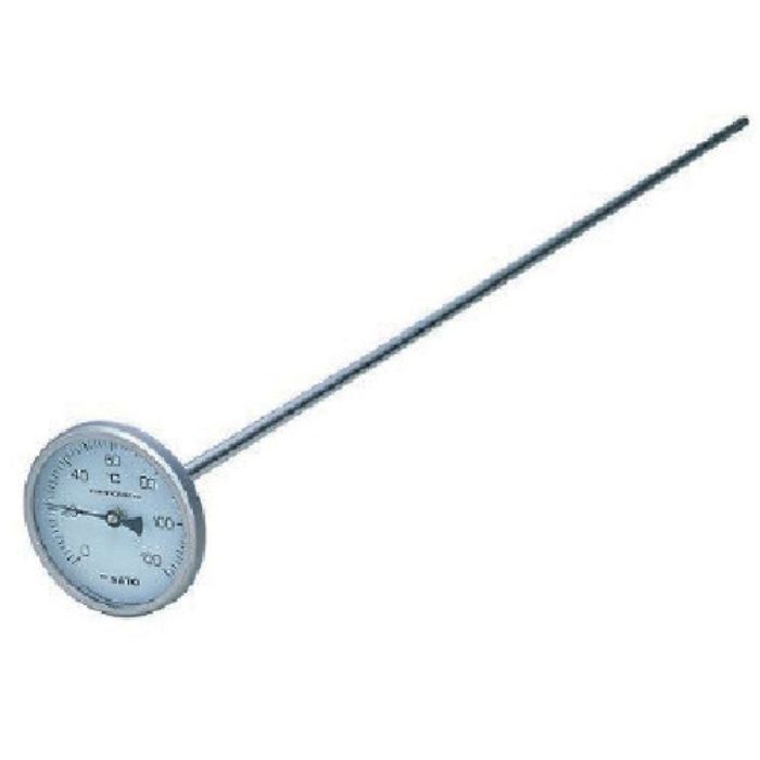 佐藤 堆肥用バイメタル温度計 0〜120℃ (1407-00)(Tcode:8051052)