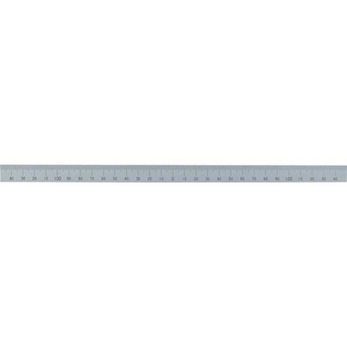 シンワ セッティングメジャー マシンスケール300mm 上段左右振分目盛 穴無(Tcode:3111407)