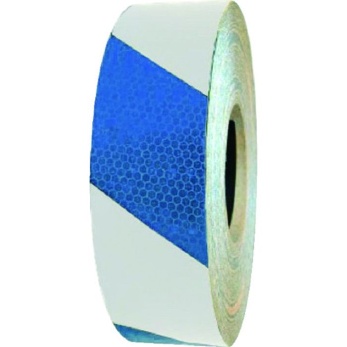 セーフラン 高輝度反射テープ 青白 幅50mm×50m(Tcode:2068985)