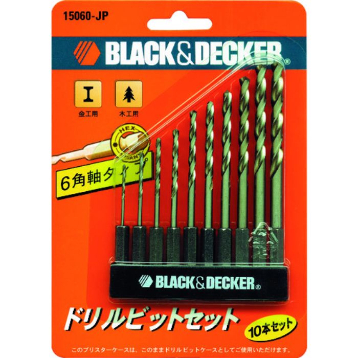 B/D 6角軸タイプドリルビット10本セット(Tcode:1468064)
