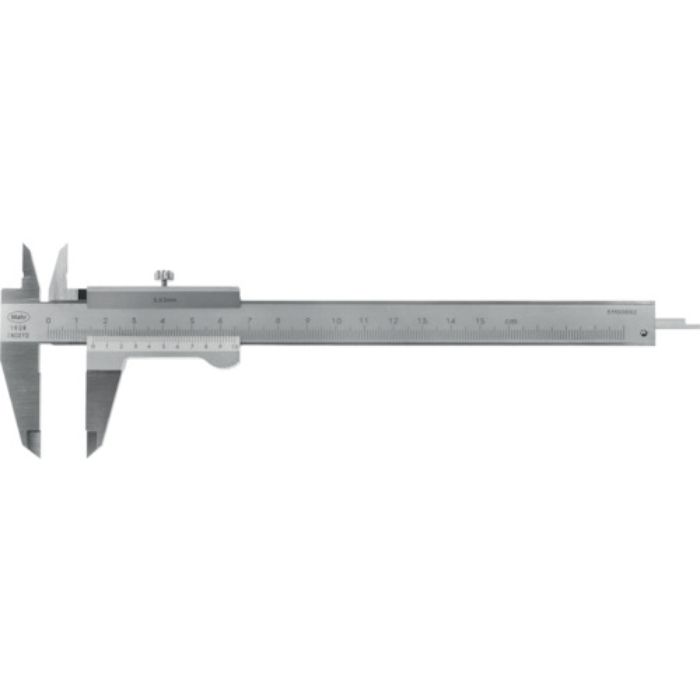 マール 標準ノギス バーニヤ ノギス 16GN 測定範囲0~150mm 最小表示0.02mm(4100650)