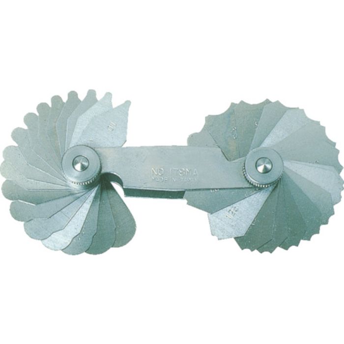 TRUSCO ラジアスゲージ 測定範囲0.1〜1.0 20枚組(Tcode:2295393)