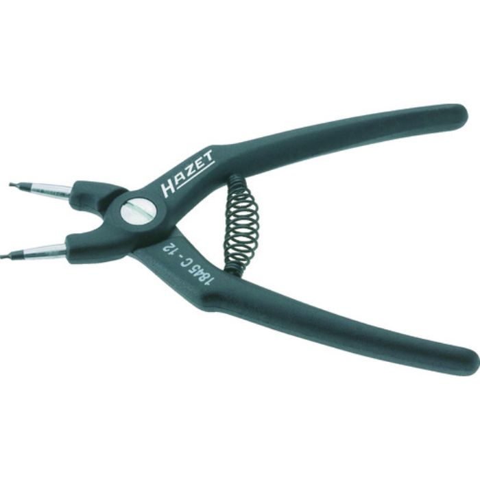 HAZET スナップリングプライヤー(穴用) 爪先端径1.3mm(Tcode:5844096)
