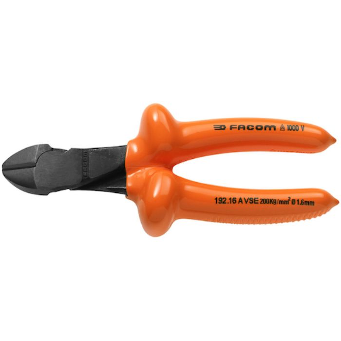 FACOM 絶縁工具 ダイアゴナルカッター 165mm(Tcode:3449624)