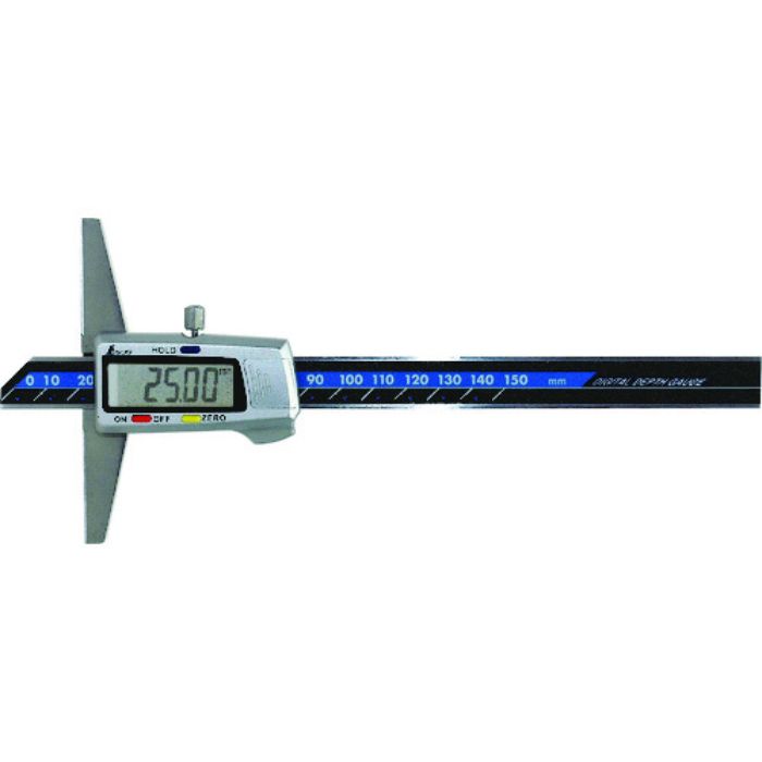 シンワ デジタルデップスゲージ 150mm ホールド機能付(Tcode:4326768)