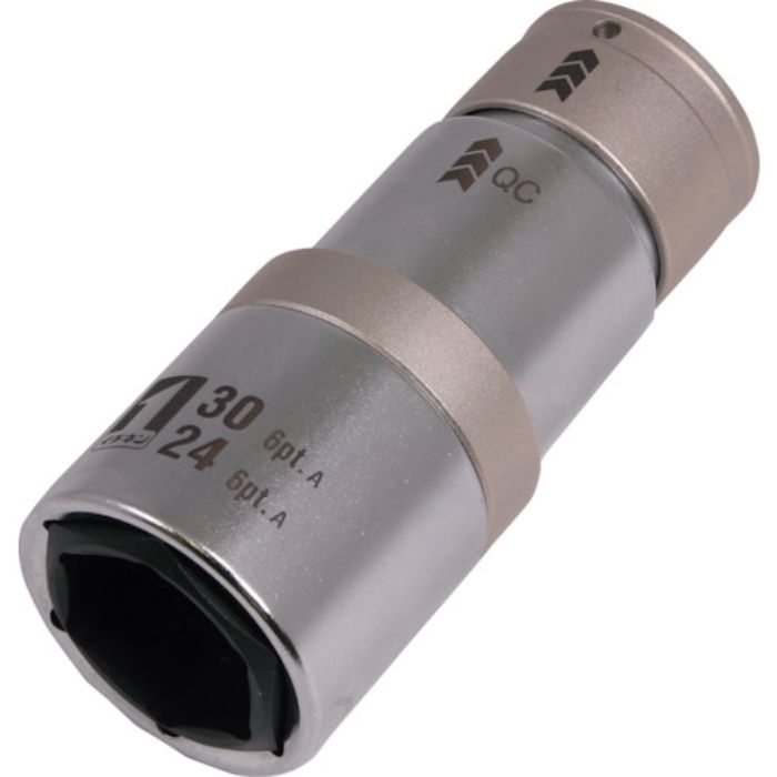MUSTTOOL QCソケット ダブル 24/30mm 6角 IM-4W2430I-6K(Tcode:2312468)