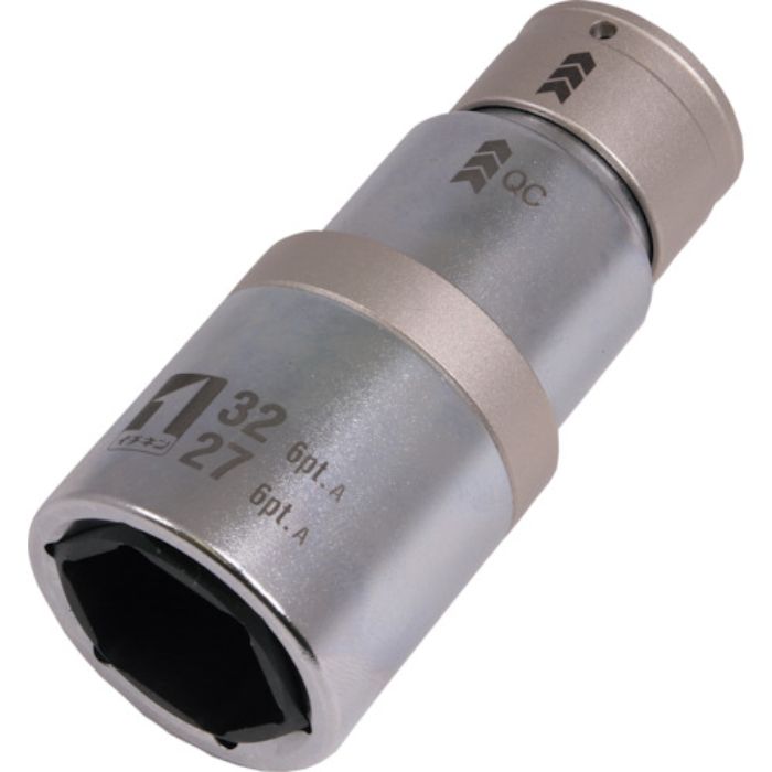 MUSTTOOL QCソケット ダブル 27/32mm 6角 IM-4W2732I-6K(Tcode:2310936)