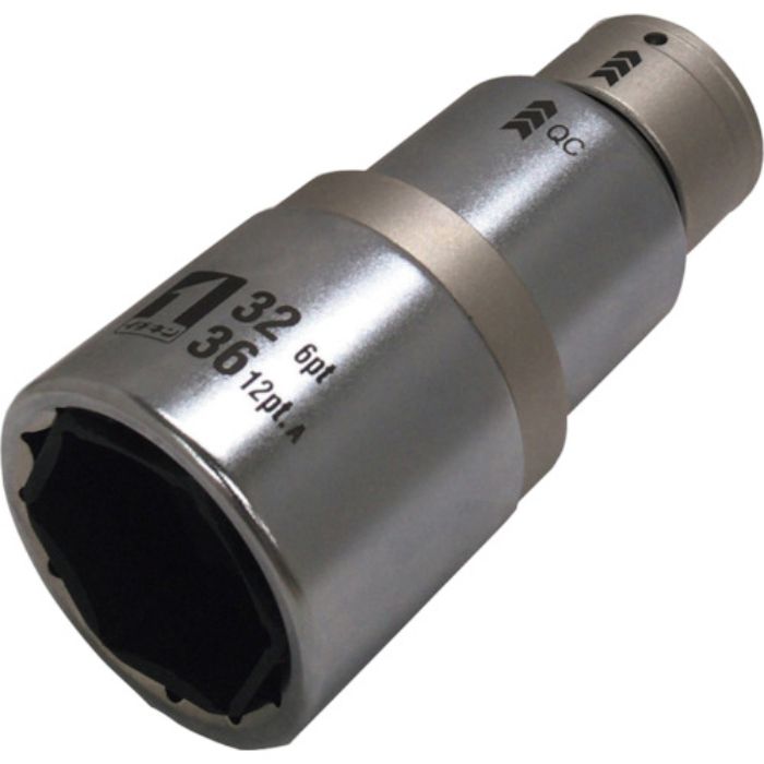 MUSTTOOL QCソケット ダブル 32/36mm 612角 IM-4W3236I-612K(Tcode:2314084)