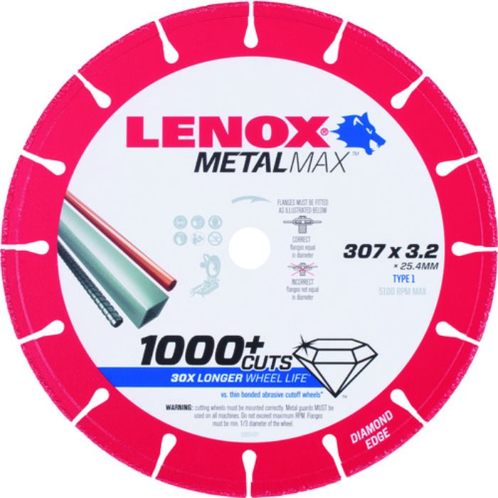 LENOX メタルマックス307mm(Tcode:1364637)
