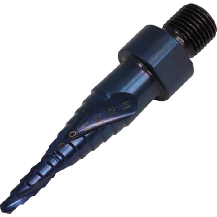 MUSTTOOL スパイラルステップドリル Φ4-14mm(11段) IM-STB414(Tcode:2309278)