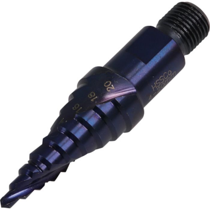 MUSTTOOL スパイラルステップドリル Φ4-20mm(9段) IM-STB420(Tcode:2314056)