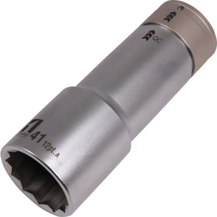 MUSTTOOL QCソケット シングル 41mm 12角 IM-6W41SL-12K(Tcode:2314075)
