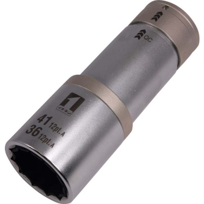 MUSTTOOL QCソケット ダブル 36/41mm 12角 IM-6W3641ISL-12K(Tcode:2310887)