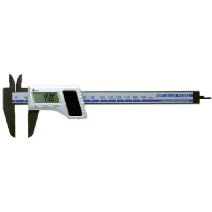 シンワ デジタルノギス カーボンファイバー製150mmソーラーパネル(Tcode:8163879)