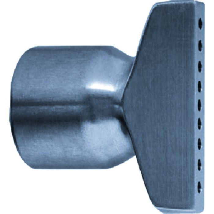 ヒルトライン ステンレス製クーラントホース(1/4ホースシステム)用フレアノズル 穴径Φ1.4×穴数9 幅28×厚み4.0(Tcode:1609087)