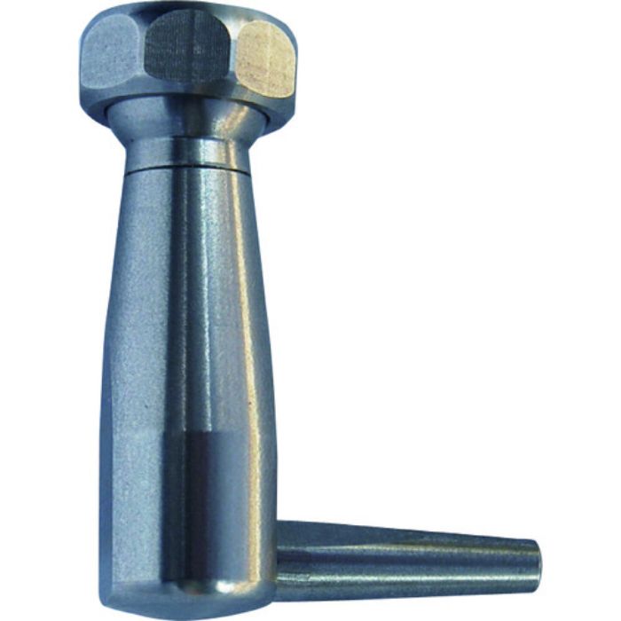 ヒルトライン ステンレス製クーラントホース(1/4ホースシステム)用90°丸ロングノズル40L 先端ノズル交換式5L・10L・20L各1個付(Tcode:1609081)