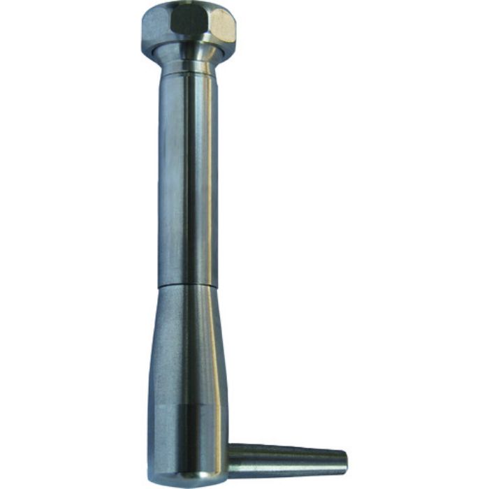 ヒルトライン ステンレス製クーラントホース(1/4ホースシステム)用90°丸ロングノズル70L 先端ノズル交換式5L・10L・20L各1個付(Tcode:1609083)