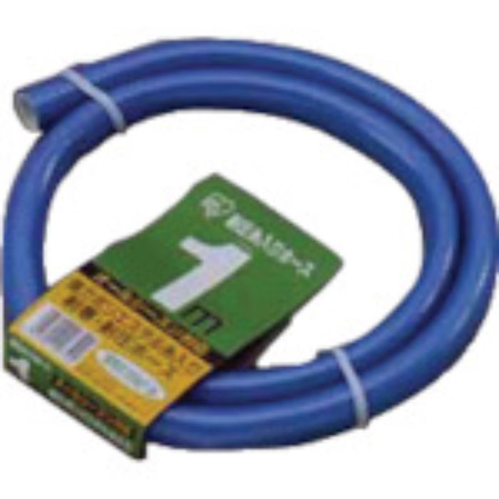 IRIS 136712 耐圧糸入りカットホース 1m ブルー(Tcode:5121752)