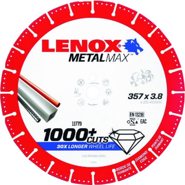 LENOX メタルマックス12”エンジンカッター用(Tcode:2173892)