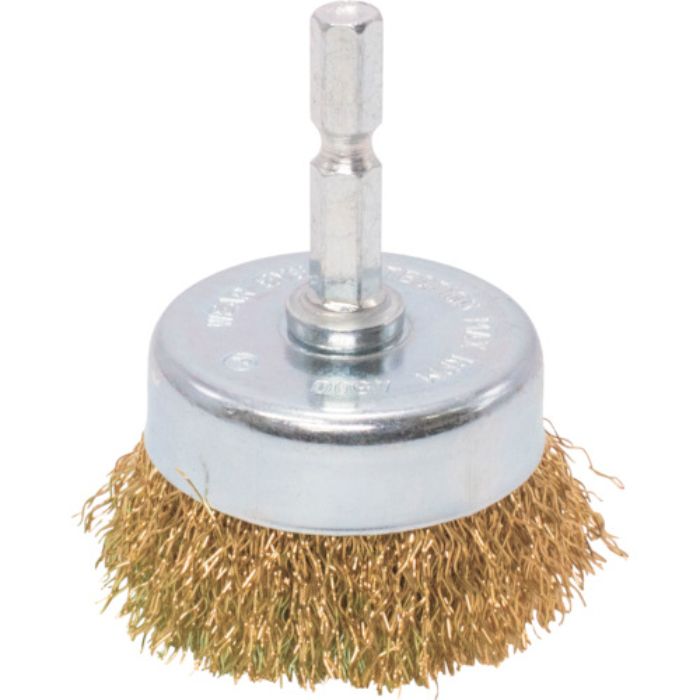 アストロプロダクツ AP 1/4HEX ワイヤーブラシ 真鍮 カップ型(Tcode:2538057)