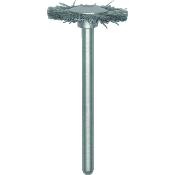 TRUSCO 平型ブラシ ステンレス 線0.08X外径Φ20X軸Φ3(Tcode:1615529)