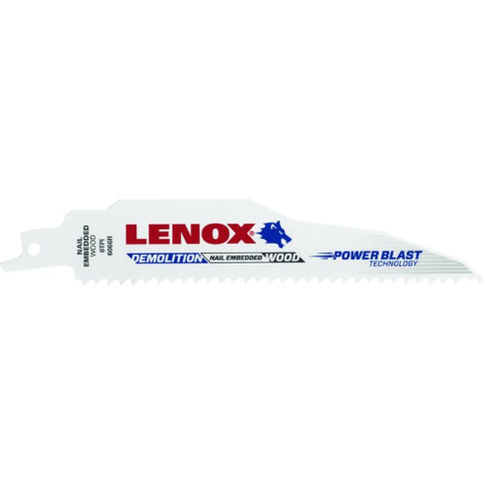 LENOX 解体用セーバーソーブレード 6066R 150mm×6山 (2枚入り)(Tcode:1061410)