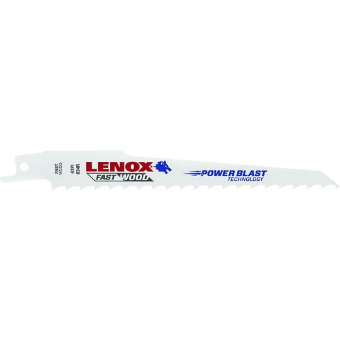 LENOX セーバーソー替刃 バイメタルセーバーソーブレード 634R 150mm×4山 (5枚入り)(Tcode:1061409)