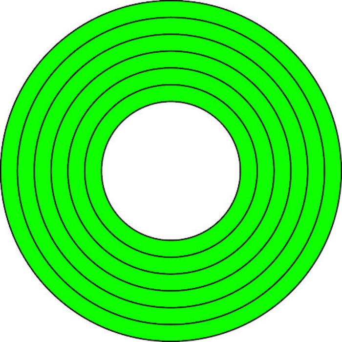 緑十字 マーキング用ステッカー(ゲージマーカーステッカー) 緑 マーキング-100G 内径40-90mmΦ 10枚組 PET(Tcode:8151305)