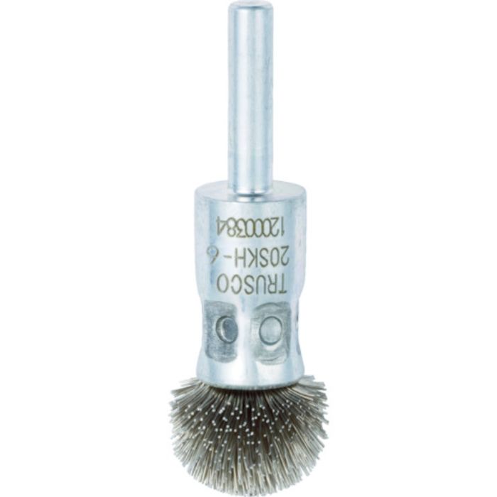 TRUSCO 傘型ステンレスブラシ 半円型 Φ20(Tcode:4026934)