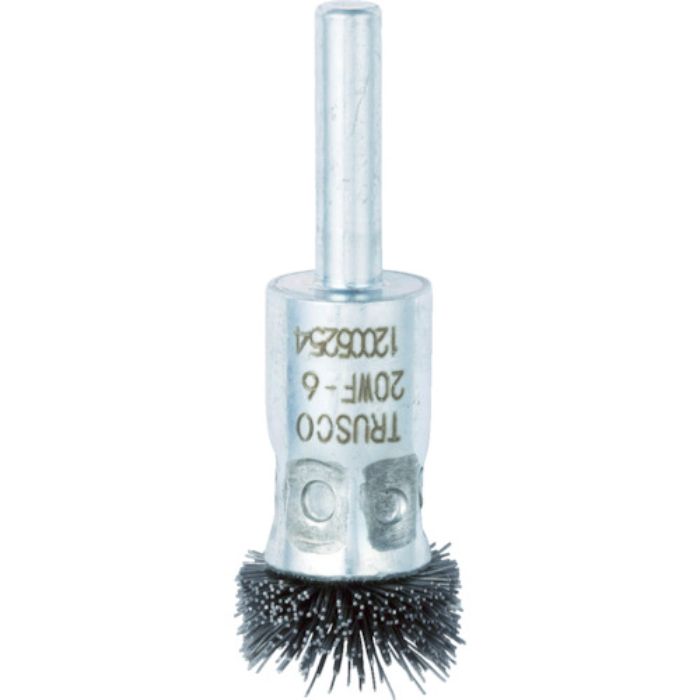 TRUSCO フラワー型 ワイヤーブラシ 20パイ(Tcode:4152603)