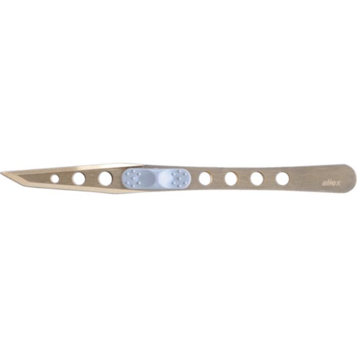 ALLEX ピンセット P-3T(チタンコート) 全長122mm(Tcode:8366535)