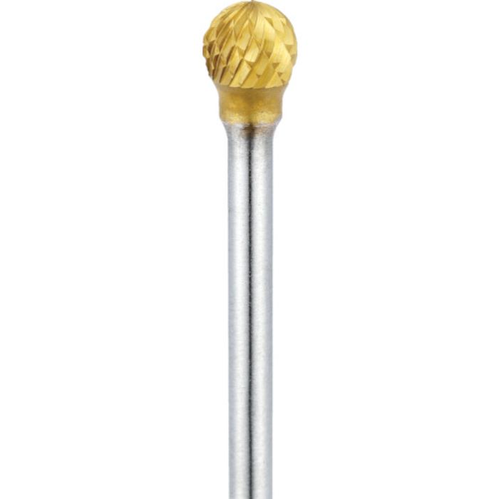 ナカニシ チタンコート超硬カッター 球(ロー付) 刃径6.3mm 刃長5mm(Tcode:3111890)