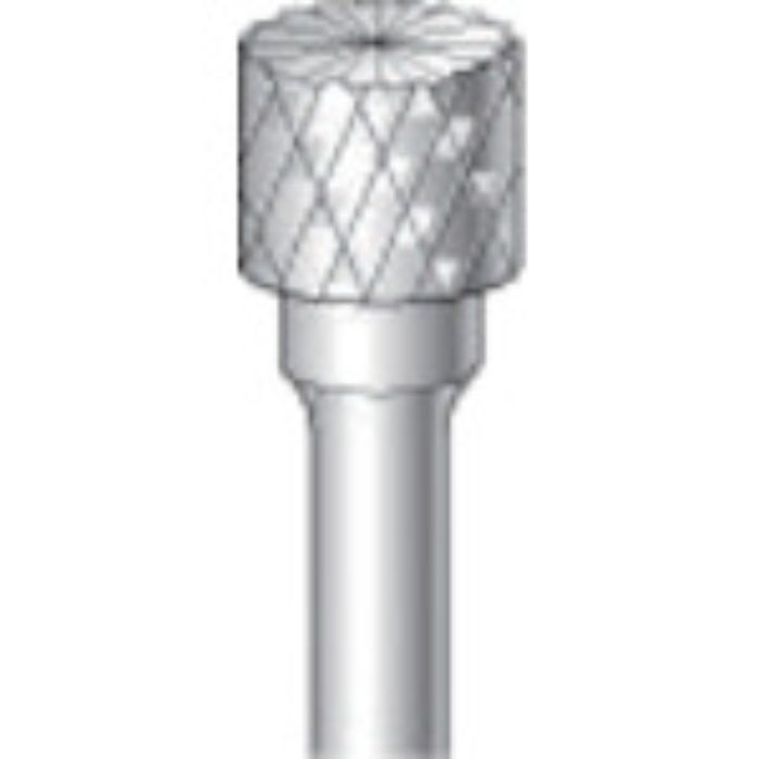 ナカニシ チタンコート超硬カッター円筒(ダブルカット・エンドカット付)刃径6.3mm 刃長5mm(Tcode:8292936)
