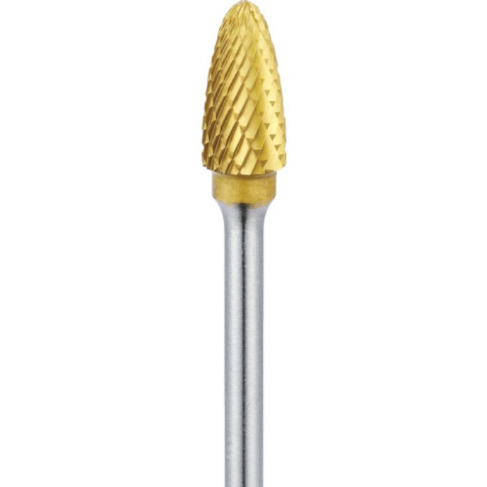 ナカニシ チタンコート超硬カッター 楕円(ロー付) 刃径6.3mm 刃長13mm(Tcode:3111954)