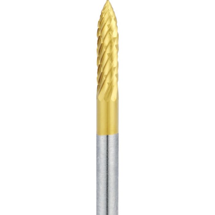 ナカニシ チタンコート超硬カッター テーパー(オール超硬)刃径3mm刃長13mm(Tcode:3111971)