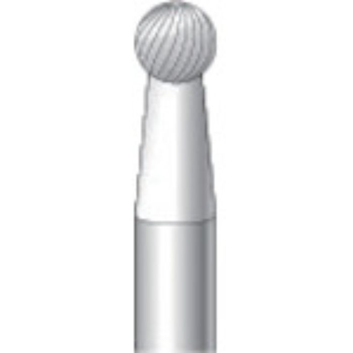 ナカニシ チタンコート超硬カッター 球(シングルカット) 刃径6mm 刃長6mm(Tcode:8292942)