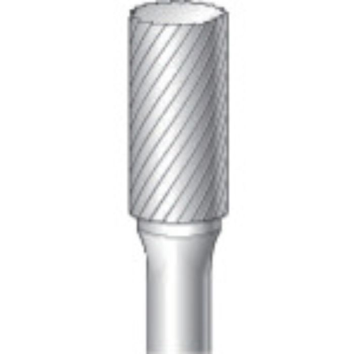 ナカニシ チタンコート超硬カッター 円筒(シングルカット)刃径9.5mm刃長19mm(Tcode:8292944)